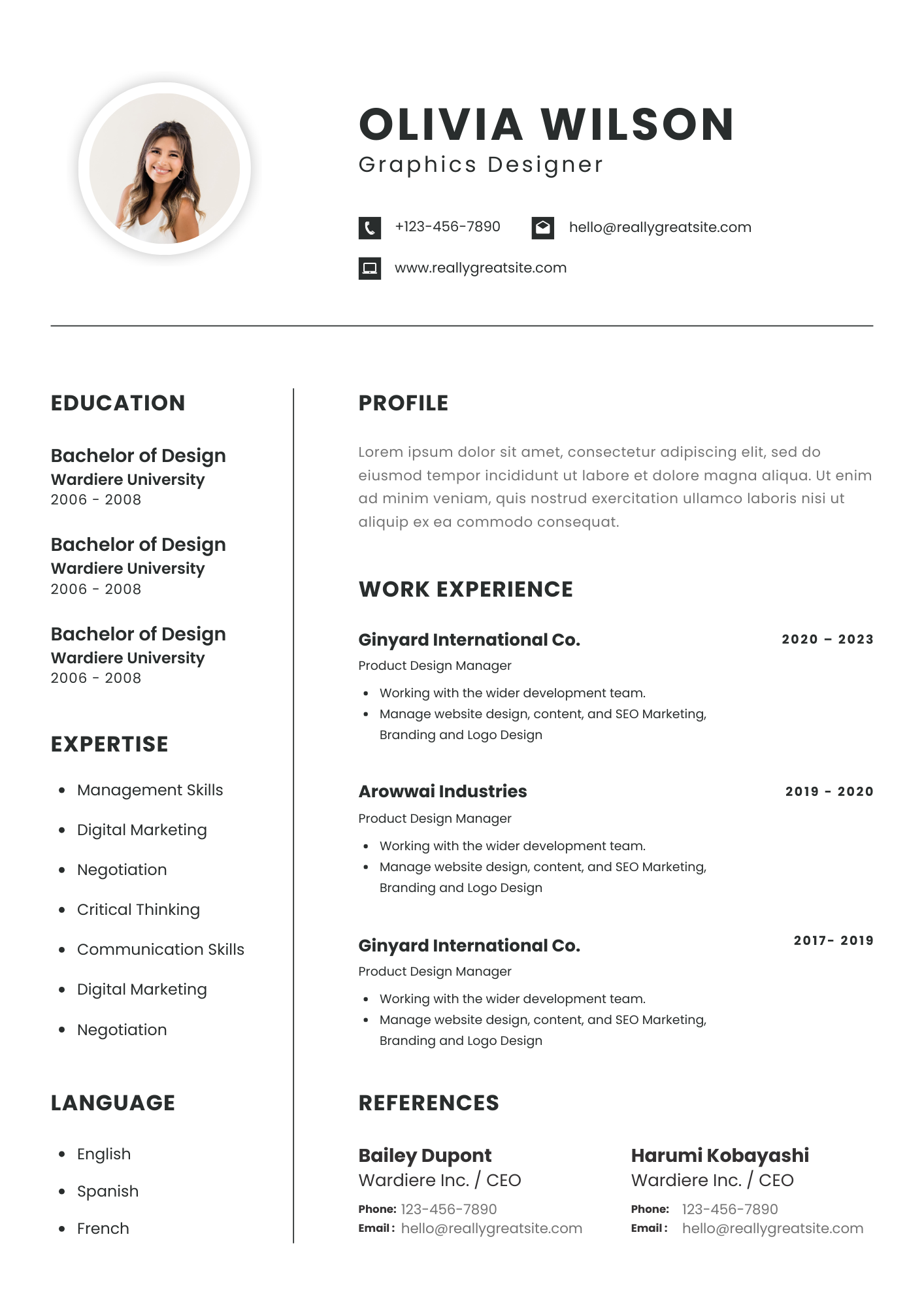 Professional Resume Template